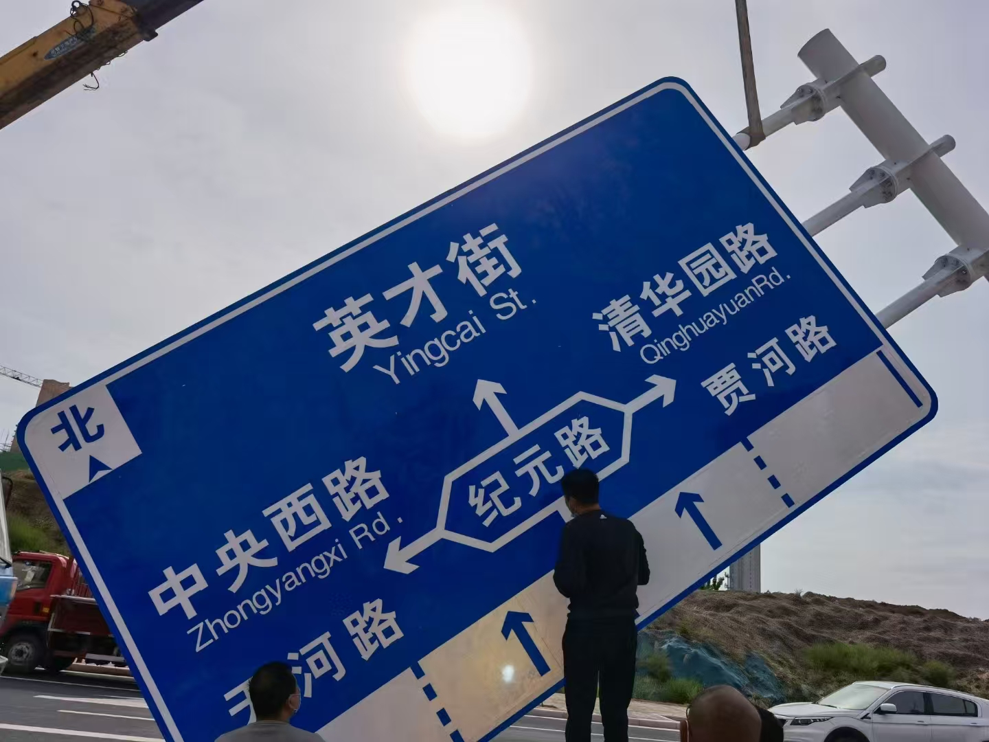 来宾市警示牌高速龙门架 - 厂家